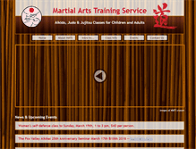 Tablet Screenshot of martialartstraining.com